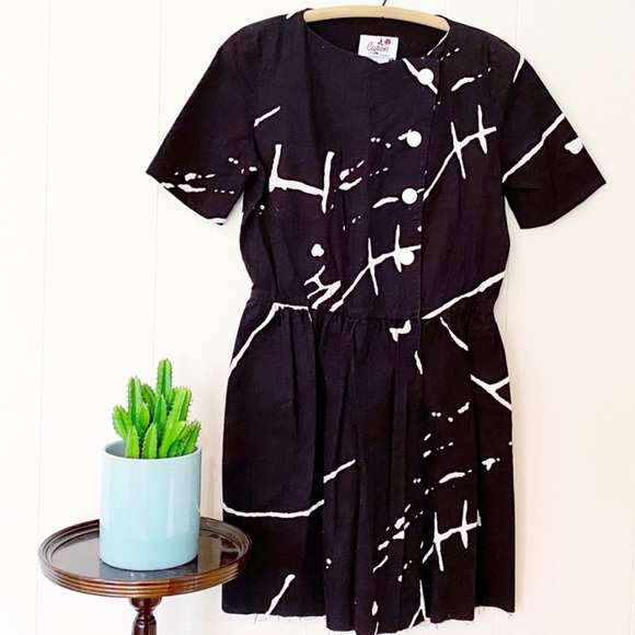 Caron Chicago Dresses & Skirts - Vtg 80’s Caron Chicago Altered Dress and Sash Set